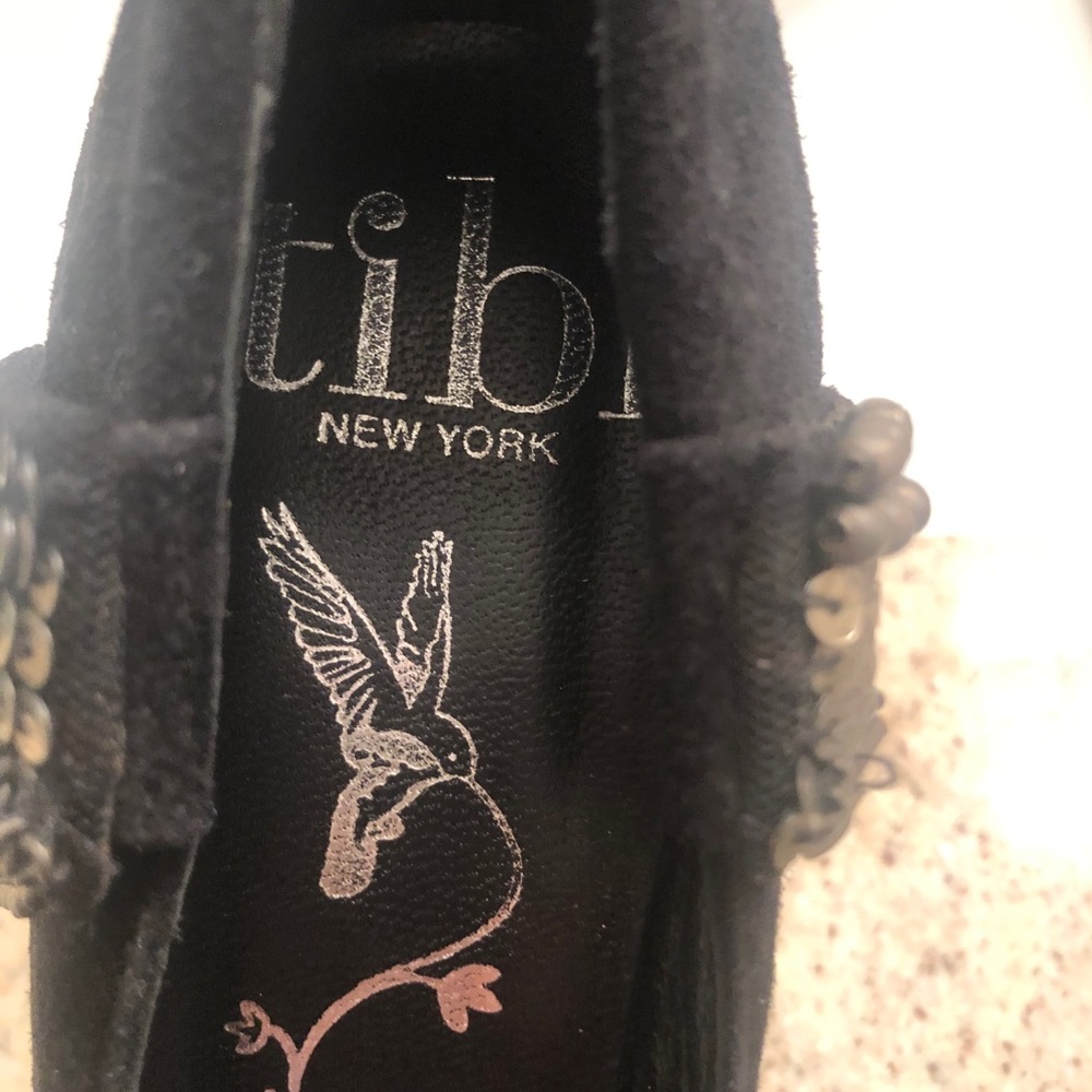 Tibi New York Black Heels With Silver Detailing - Picture 2 of 4